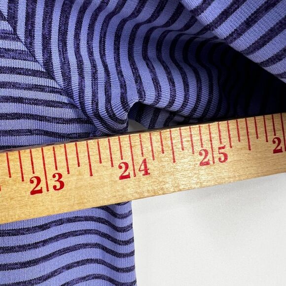 CALLAWAY Men's Opti-Dri Polo Size L Purple‎ Stripe Collared Button Short Sleeve - Picture 10 of 11